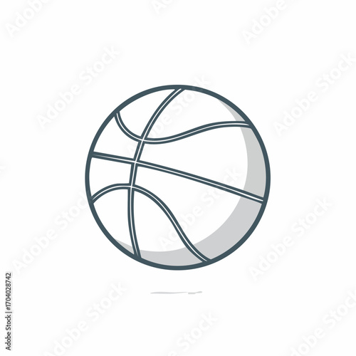 Basketball Outline Logo