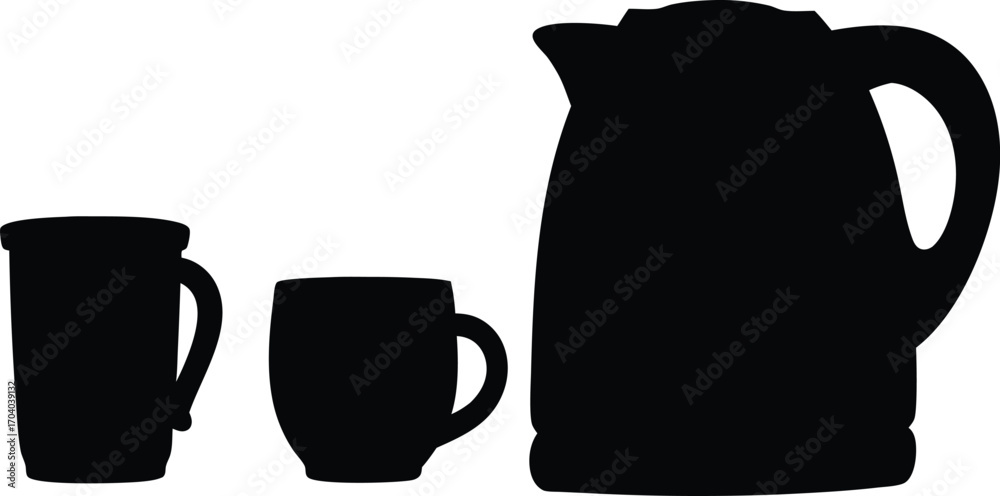 Obraz premium black beer mug