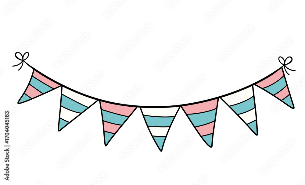 Obraz premium Vector illustration of a flag or banner