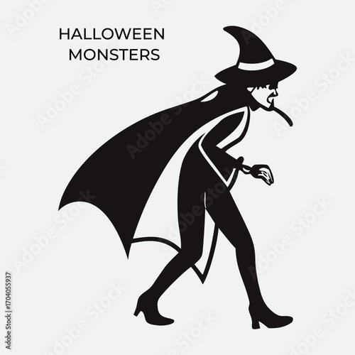 Halloween Witch Silhouette