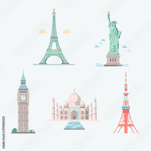 eiffel tower vector