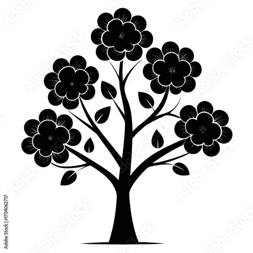 vector illustration of a tree