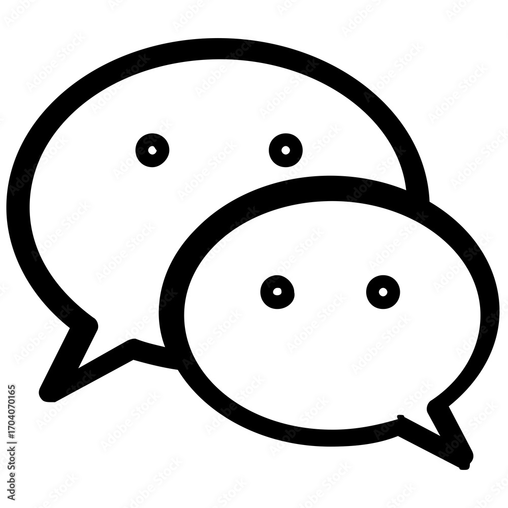 Obraz premium funny cartoon speech bubble