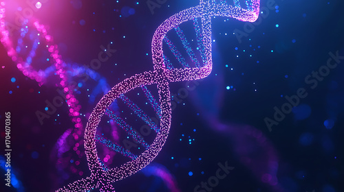 Abstract dna double helix