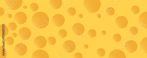 cheese texture seamless pattern vector graphic illustration background with holes yellow flat design cartoon element design