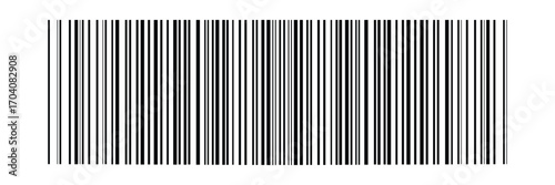 Barcode icon. flat style bar code vector on white background. vector illustration .eps 10.