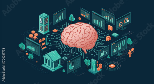 Artificial intelligence drives business and financial insights with brain power