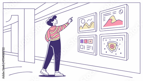 NFT Digital Collectibles Marketplace Concept – Vector of Blockchain Art, Modern Technology, and Online Business