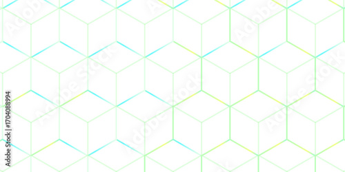 abstract white and blue cubic vector patern.eps 10 vector