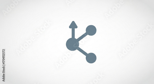Illustration of a coordinate system with an arrow pointing upwards, represents spatial orientation and navigation in 3d space