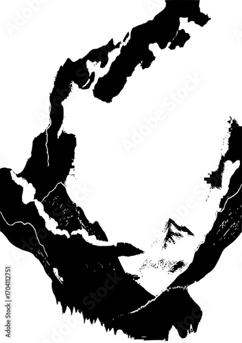 japan map with flag