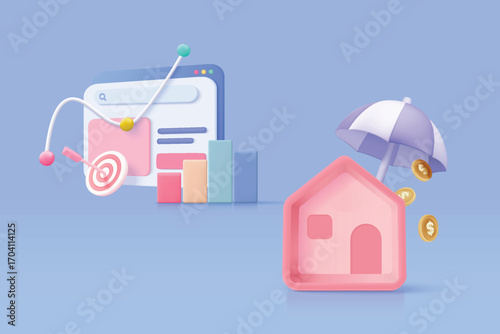 3D vector illustration	

