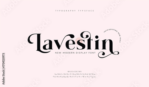 Minimal luxury font alphabet logo. Typography beauty fashion elegant minimalist serif italic fonts decorative wedding vintage retro logos. vector illustration
