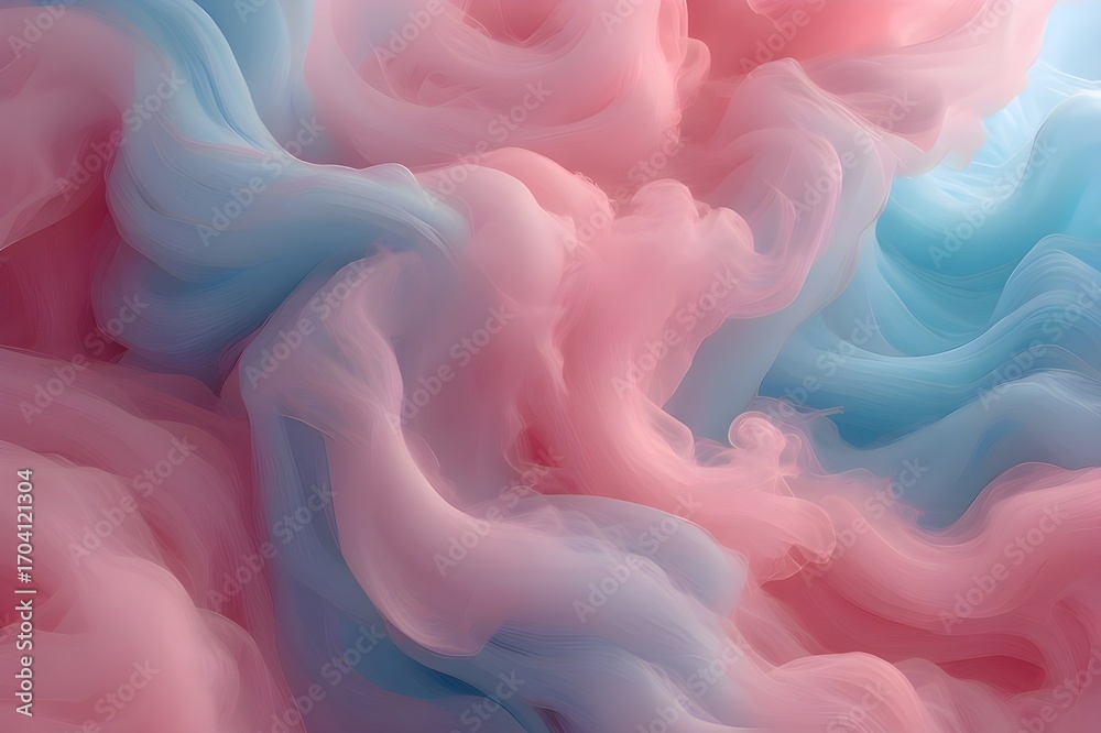 Obraz premium Cotton Candy Pastel Flow