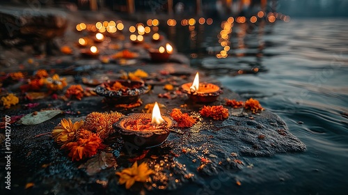 Pitru Paksha Ritual at Riverbank