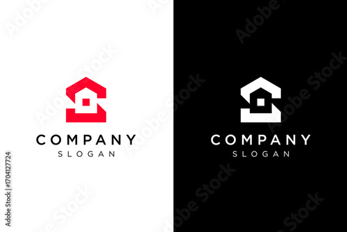 S house logo of a simple modern