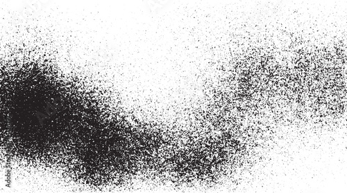 Abstract Grunge Texture Overlay Old Canvas Scratch and Distress Effects, Grain Noise Background Vector | Gradient Dust Dots Grunge Texture with Transparent Overlay