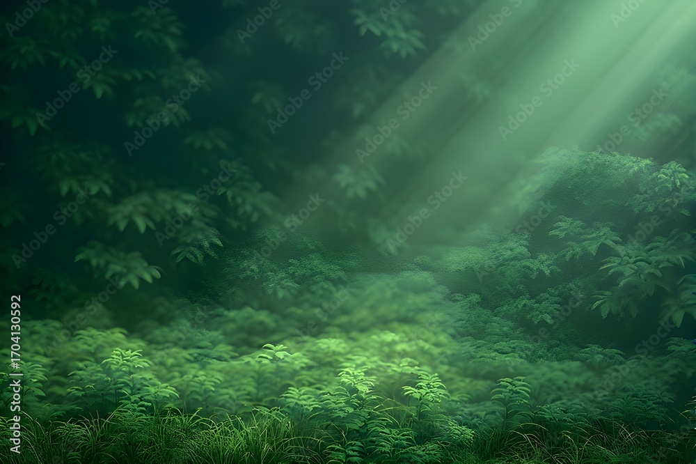 Fototapeta premium Forest Green Gradient Abstract