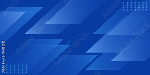 Abstract blue geometric background. smooth color gradation. eps 10.