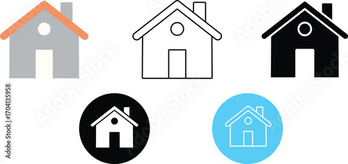 Home icon, Home Line Icons. Editable Stroke. Pixel Perfect. For Mobile and Web. Contains such icons as Home, House, Real Estate, Family, Real Estate Agent, Investment, Residential Building, City, Apar