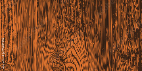Natural, old wooden texture backgrounds showcase a rough, brown pine grain pattern on a weathered timber board surface