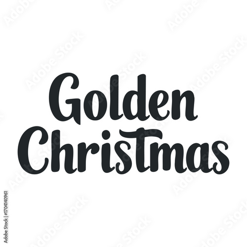 Festive golden christmas celebration home digital art warm atmosphere close-up holiday spirit. Vector illustration