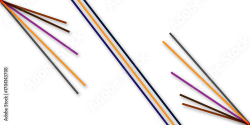 A clean abstract background with a horizontal design of layered, overlapping circles in shades of yellow, purple, and blue, creating a modern, minimalist graphic with a subtle drop shadow effect.