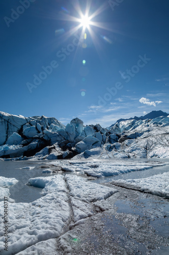 Matanuska glacier in Alaska