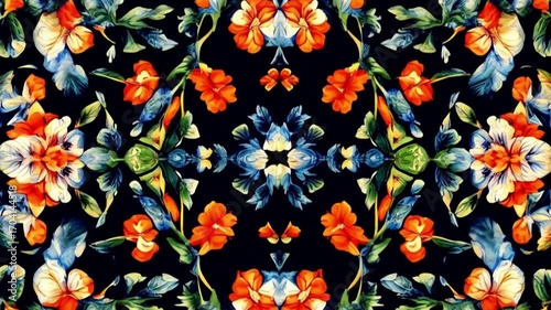 Floral pattern design background art