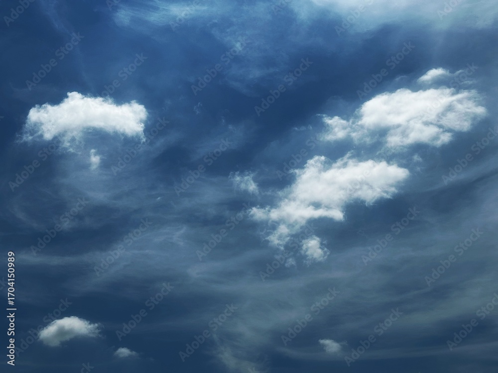 Obraz premium blue sky with clouds