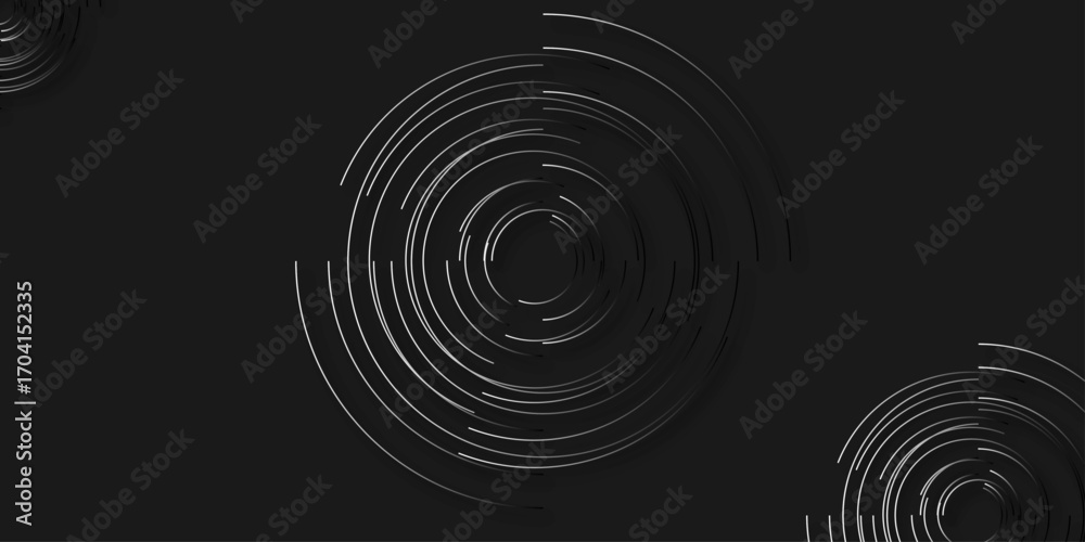 Fototapeta premium Black hole vortex, circular motion, light rays. Use in animation backgrounds. Spiral with gray colors lines as dynamic abstract vector background or logo or icon. spiral circle abstract dot spiral.