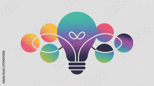 Creative idea lightbulb innovation concept inspiration design thinking solution creativity brainstorm process