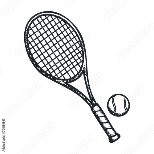 Tennis match action local court sports illustration outdoor setting side view athletic competition. Vector illustration