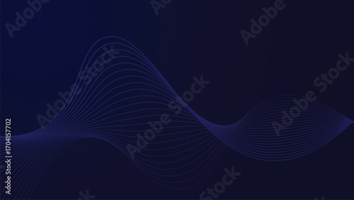 Abstract geometric mosaic of deep blues and subtle greens abstract digital art