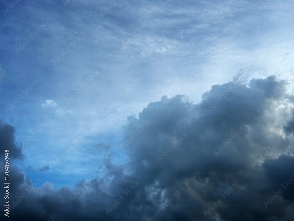 Obraz premium blue sky with clouds