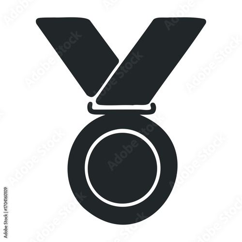 Celebrating athletic achievement medal ceremony sports arena digital artwork vibrant environment upbeat perspective. Vector illustration