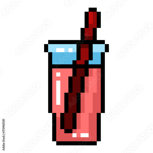 Vector Pixel Art Icon - Lemonade