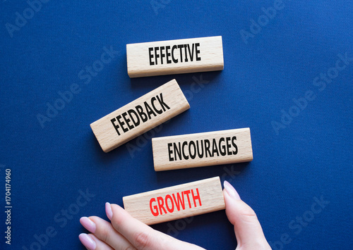Tableau sur toile Feedback symbol