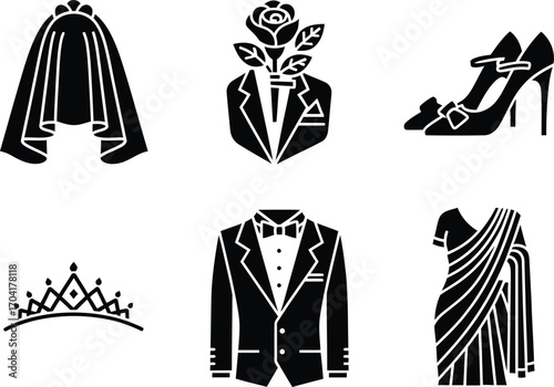 A collection of detailed icon graphic set features a variety of essential service occupations, including firefighters, astronauts, police officers.