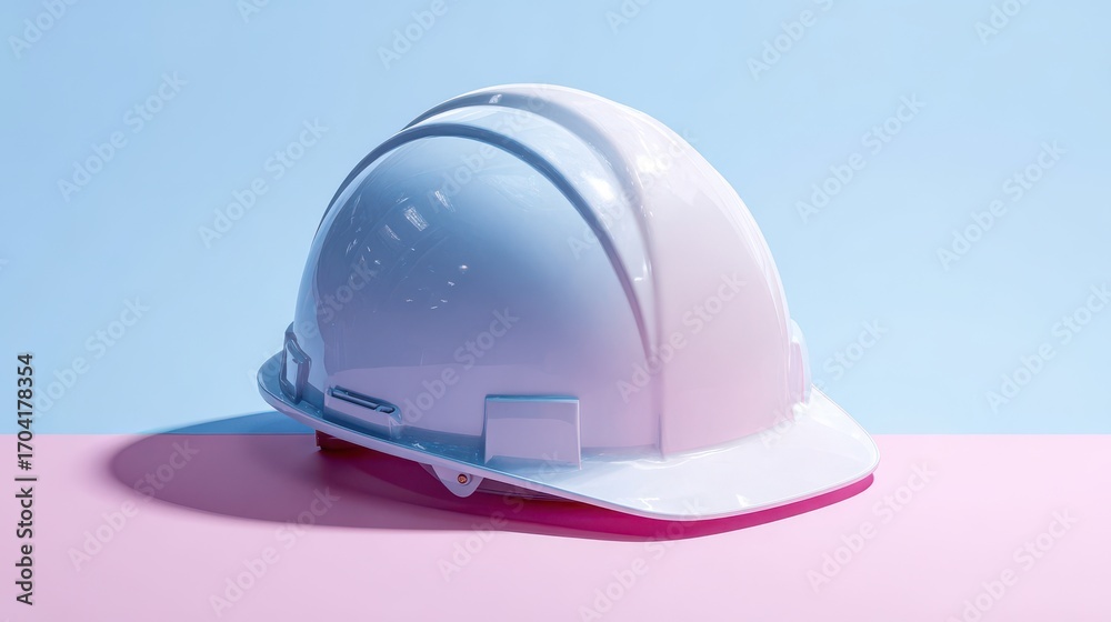 Fototapeta premium helmet hat safety construction protection hardhat hard industry