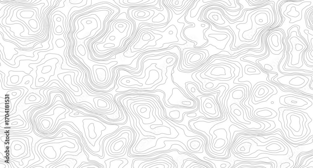 Fototapeta premium Abstract topographic contours map background. Topography lines and circles background. Topographic map Patterns. 