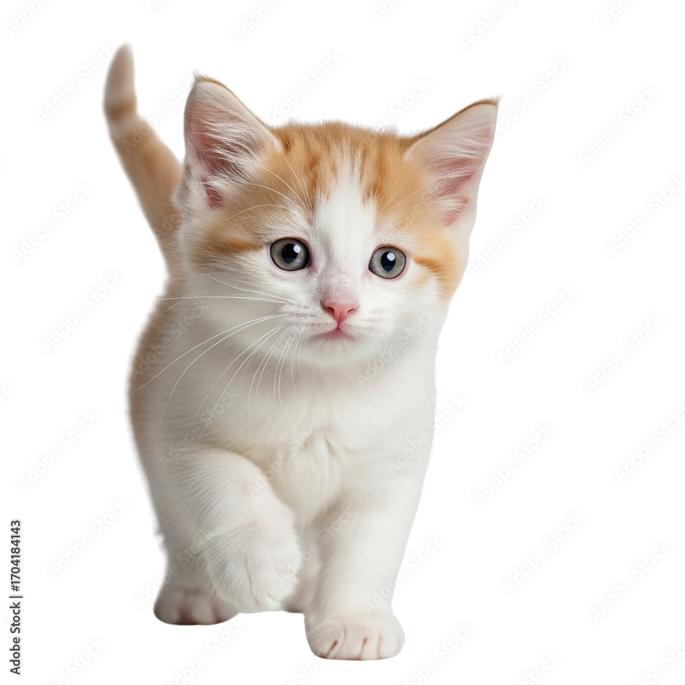 Obraz premium baby cat on transparent png