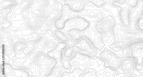 Abstract topographic contours map background, Topography map background. Vector geographic contour map