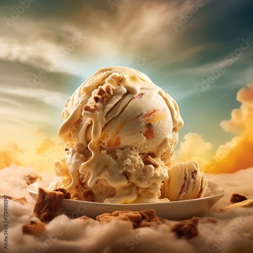 Creamy Dreamy Ice Cream Sunset Delight