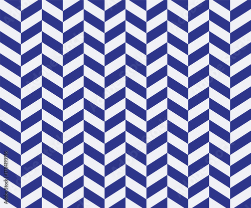 Zigzag chevron alternate green and white color, seamless pattern background, Seamless pattern - slant (oblique) opposite dark and light Black lines on white background, imitation of corners
