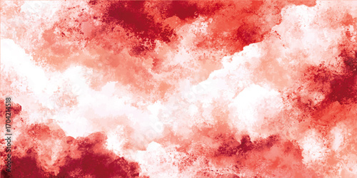 A purple and black backdrop with abundant smoke rising from both the top and bottom corners. abstract vintage randomly painted canvas, fabric with color paint spots and blots texture for design	