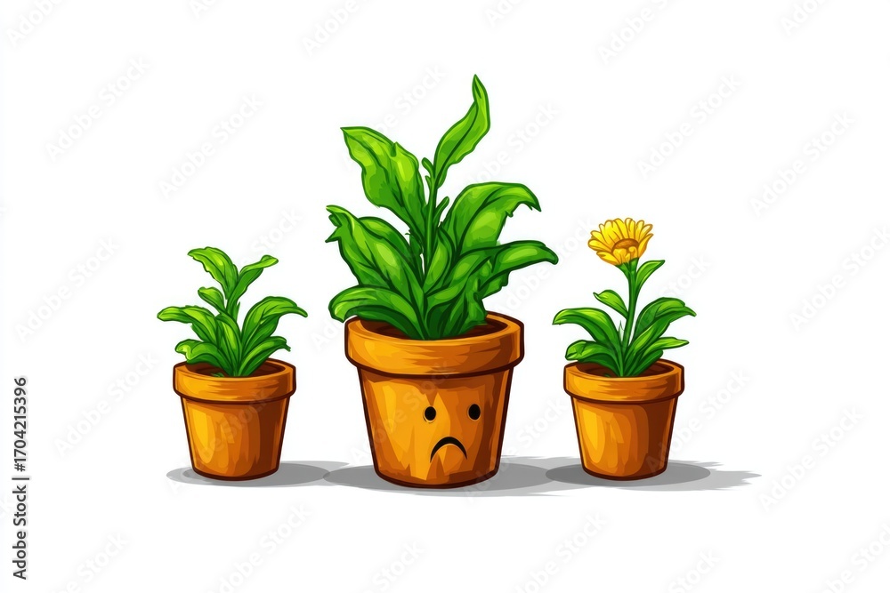 Fototapeta premium Plant Pot Emotions