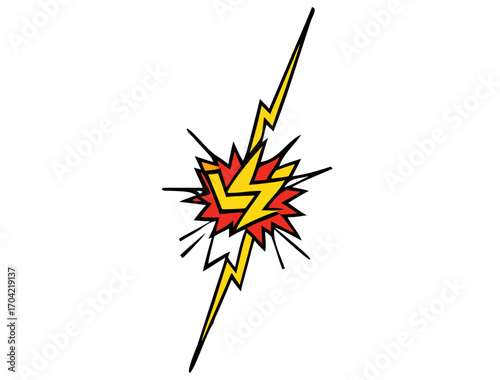 Comics vs frame. Versus fight backgrounds in flat comics style. versus banner template in comic stlye Vector Illustration.Comic fighting duel with lightning ray border.