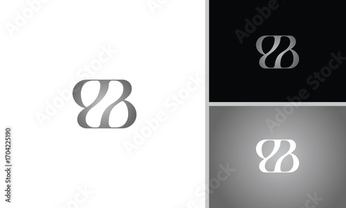 Creative, elegant and modern BB letter logo design