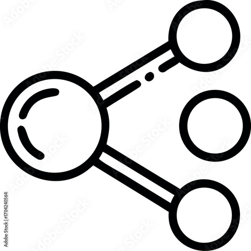 Vector art of share icon for social media sharing